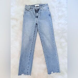 Just Black Light Blue Straight Leg Jeans